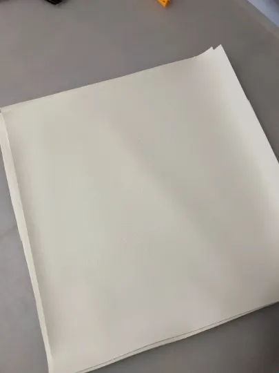 12x12 Faux Leather Vinyl - Light Beige