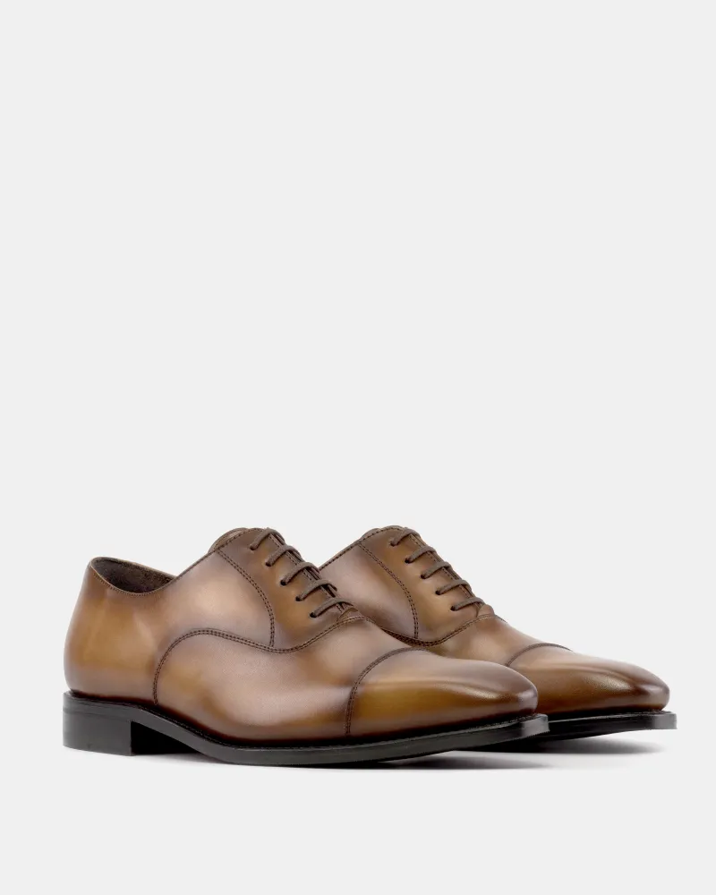 Ashford Tobacco Cap Toe Oxford