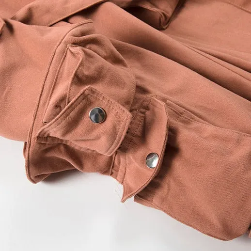 Baggy Strap Detail Utility Pants