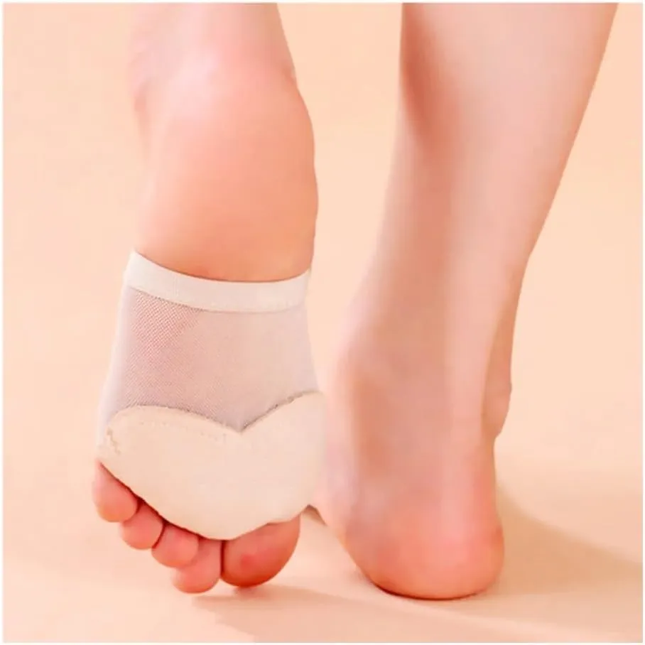 Ballroom Dance Shoes Dancing Thong Half Sole Toe For Ballet Toes Folk Breathable