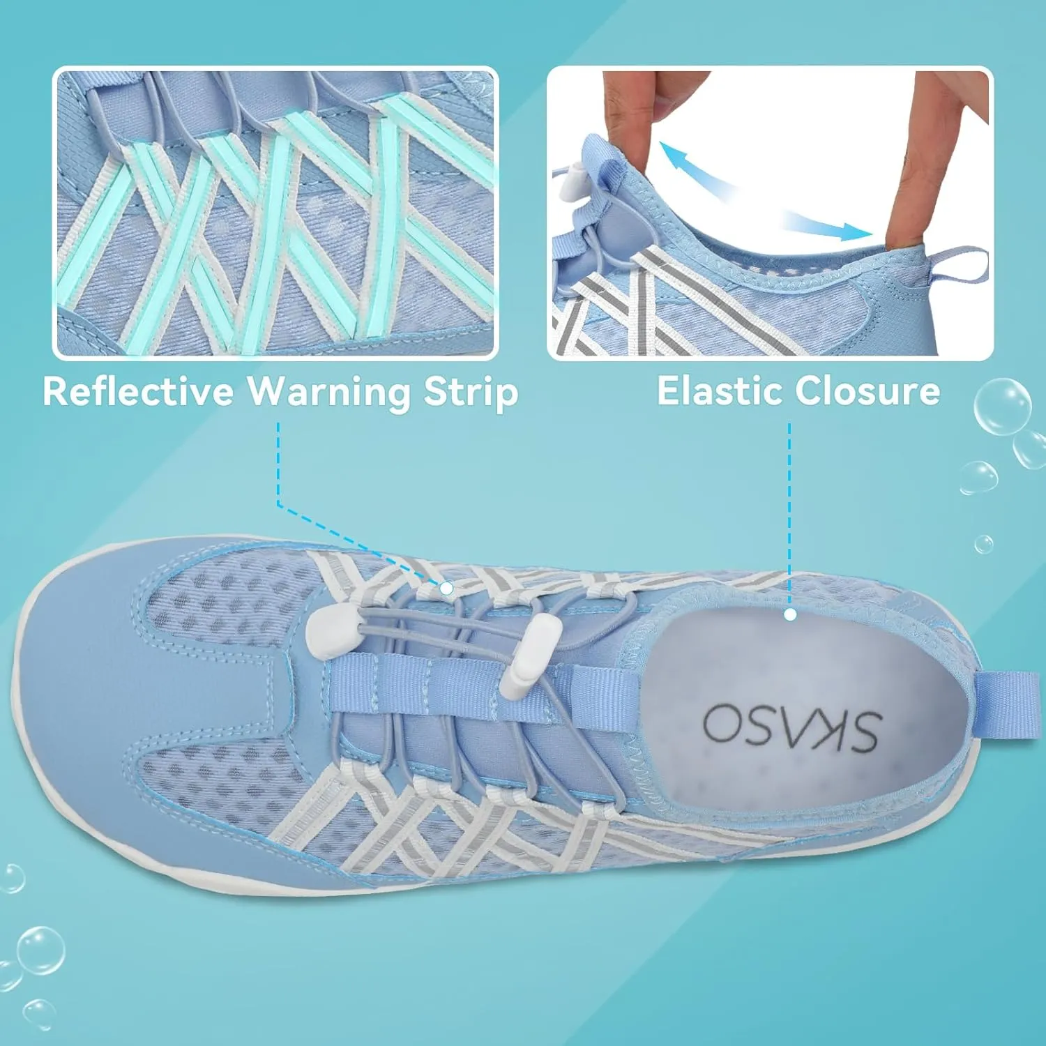 Barefoot Water Shoes for Women Men Wide Toe Box Lightweight Quick Dry Aqua Socks for Swim Beach Surf Boat Hiking Pool Walking Yoga