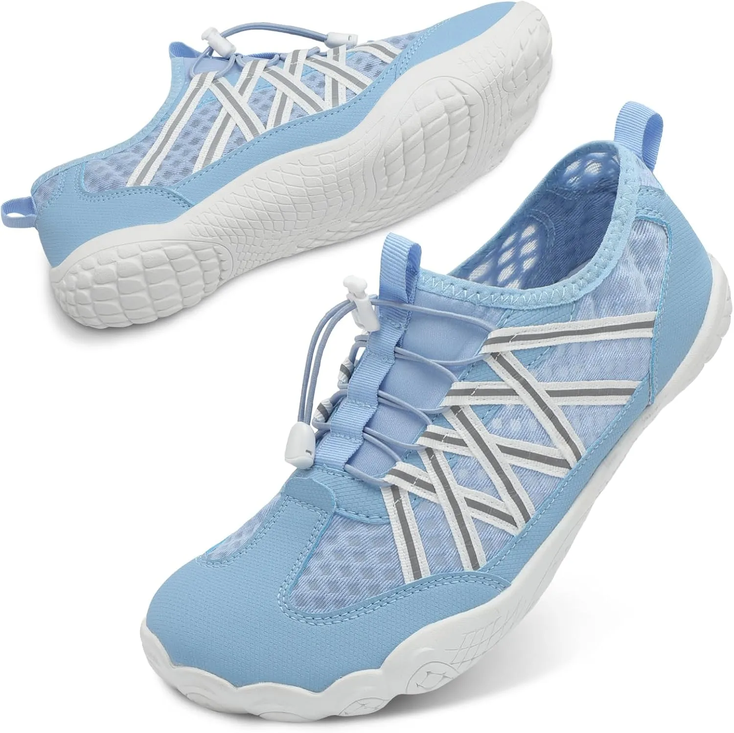 Barefoot Water Shoes for Women Men Wide Toe Box Lightweight Quick Dry Aqua Socks for Swim Beach Surf Boat Hiking Pool Walking Yoga