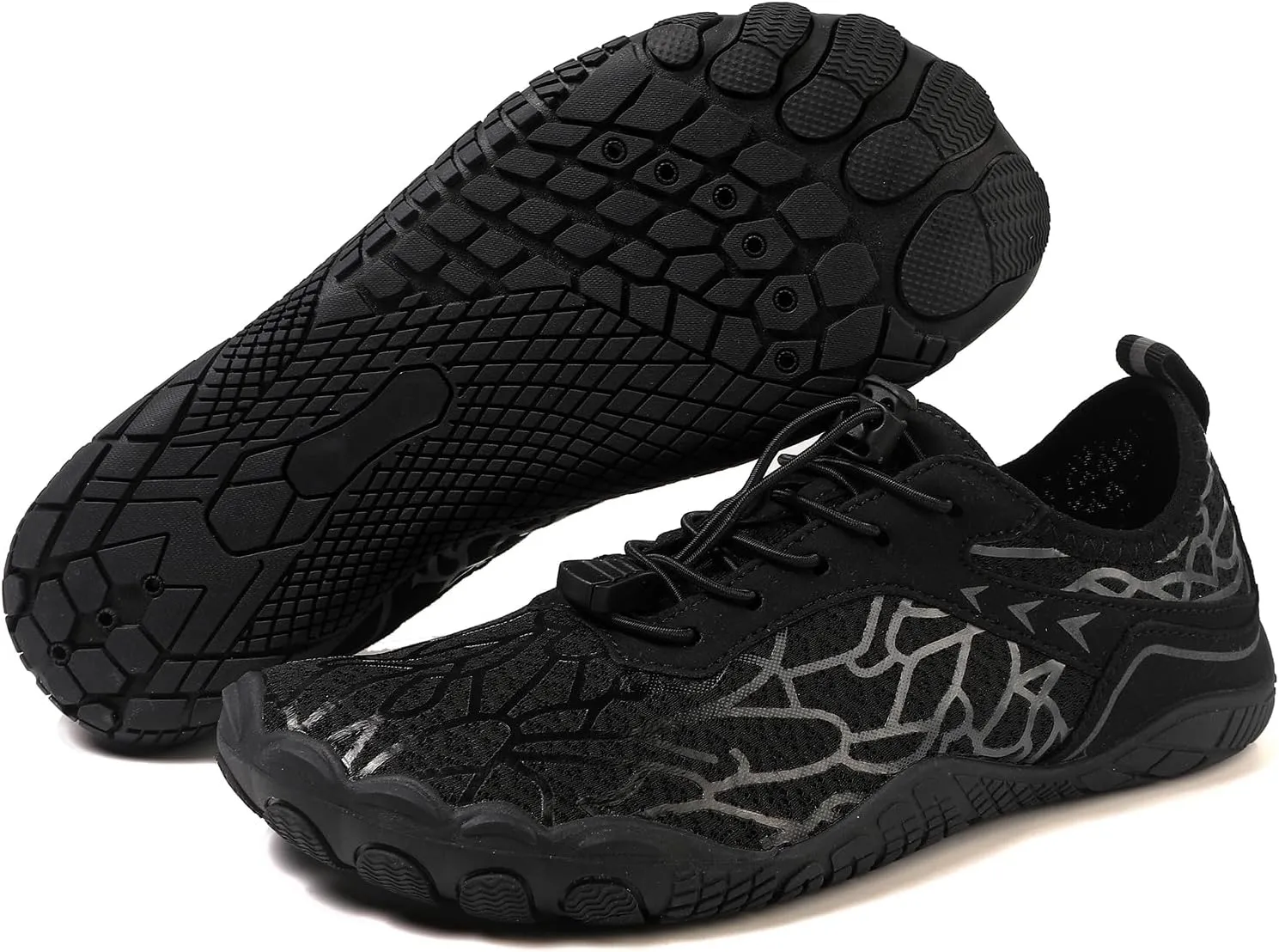 Breathable Barefoot Shoes for Women Men Breathable Waterproof Water Shoes, Lightweight Quick Dry Minimalist Footwear Zero Drop Trail Running Boots Footwear with Non-Slip Sole & Wide Toe Box