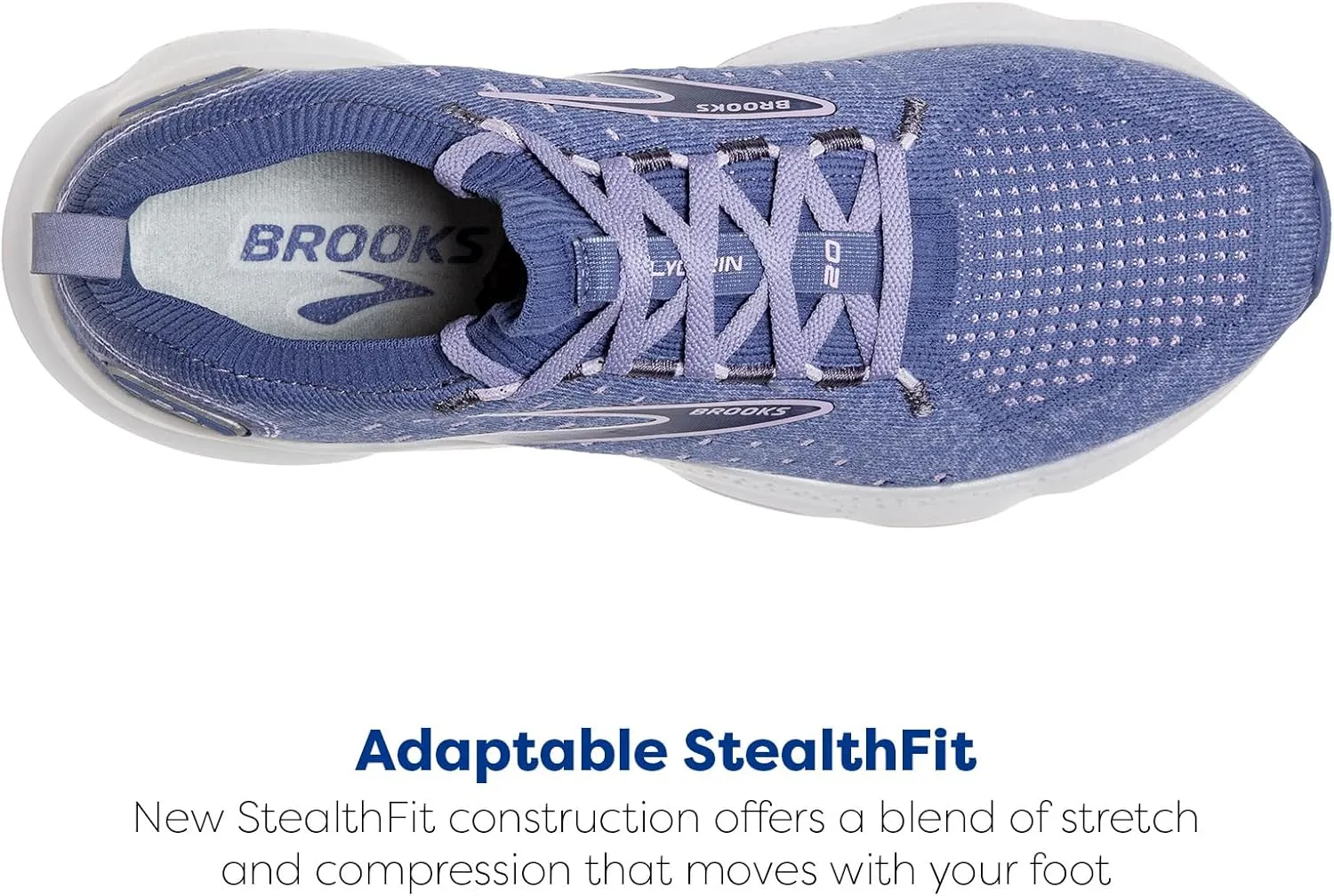 Brooks Womens Glycerin StealthFit 20 Neutral Running Shoe