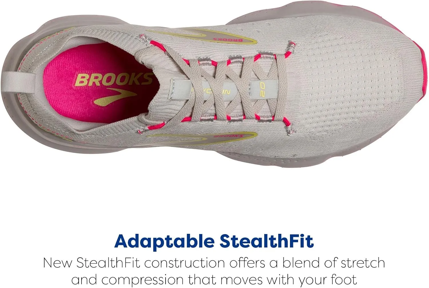 Brooks Womens Glycerin StealthFit 20 Neutral Running Shoe