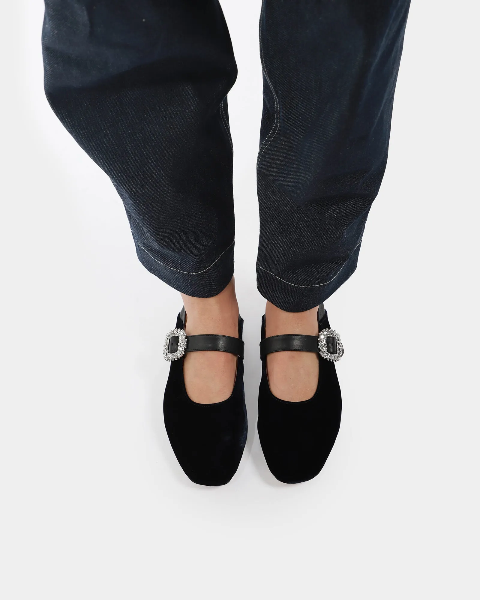 Buckle Ballerina Flats
