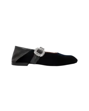 Buckle Ballerina Flats