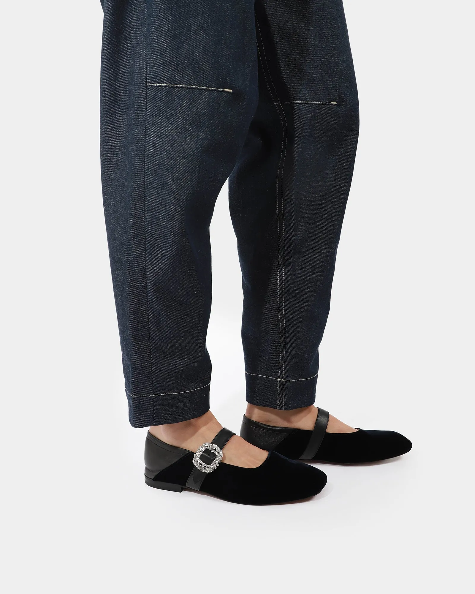 Buckle Ballerina Flats