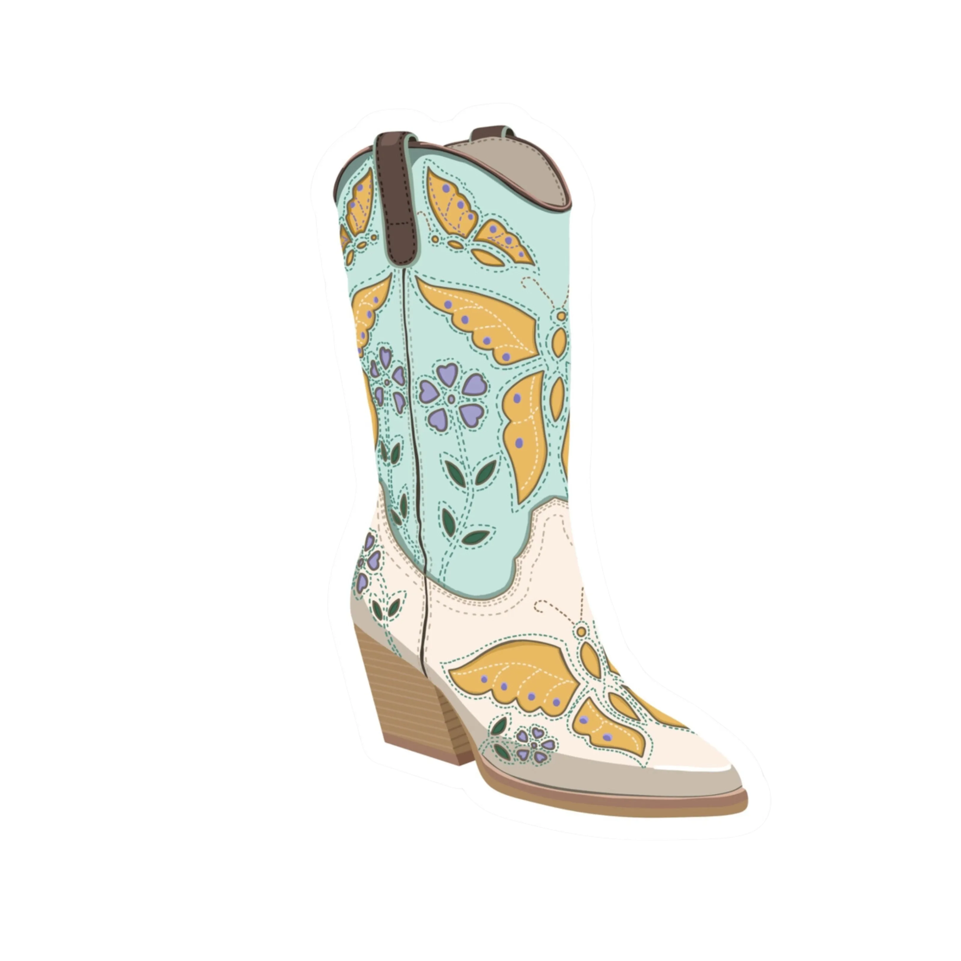Cowboy Boot Sticker