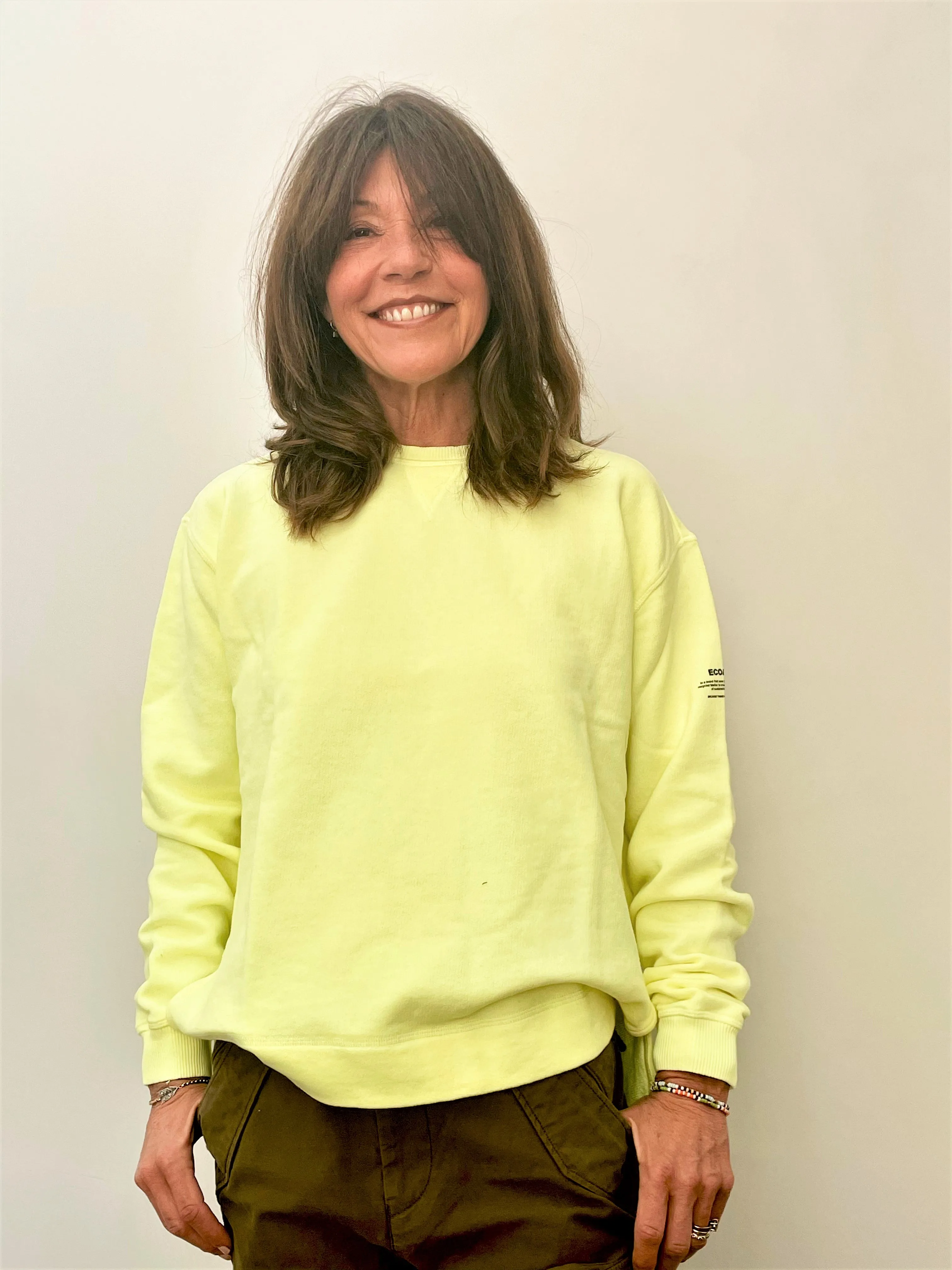 ECOALF Storm Sweatshirt in Yellow