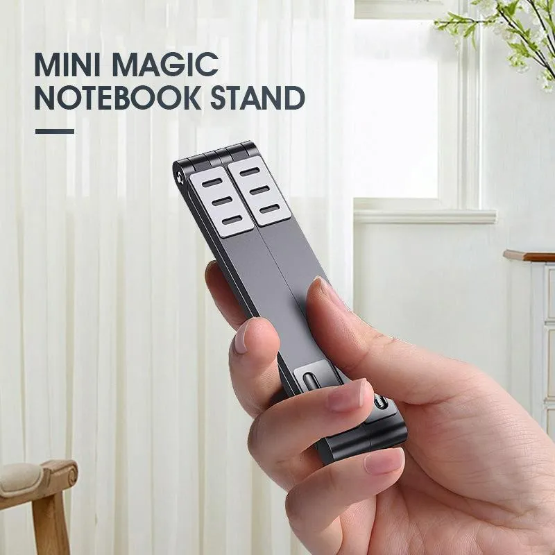Foldable Aluminum 3-in-1 Phone Tablet Stand - Portable Storage