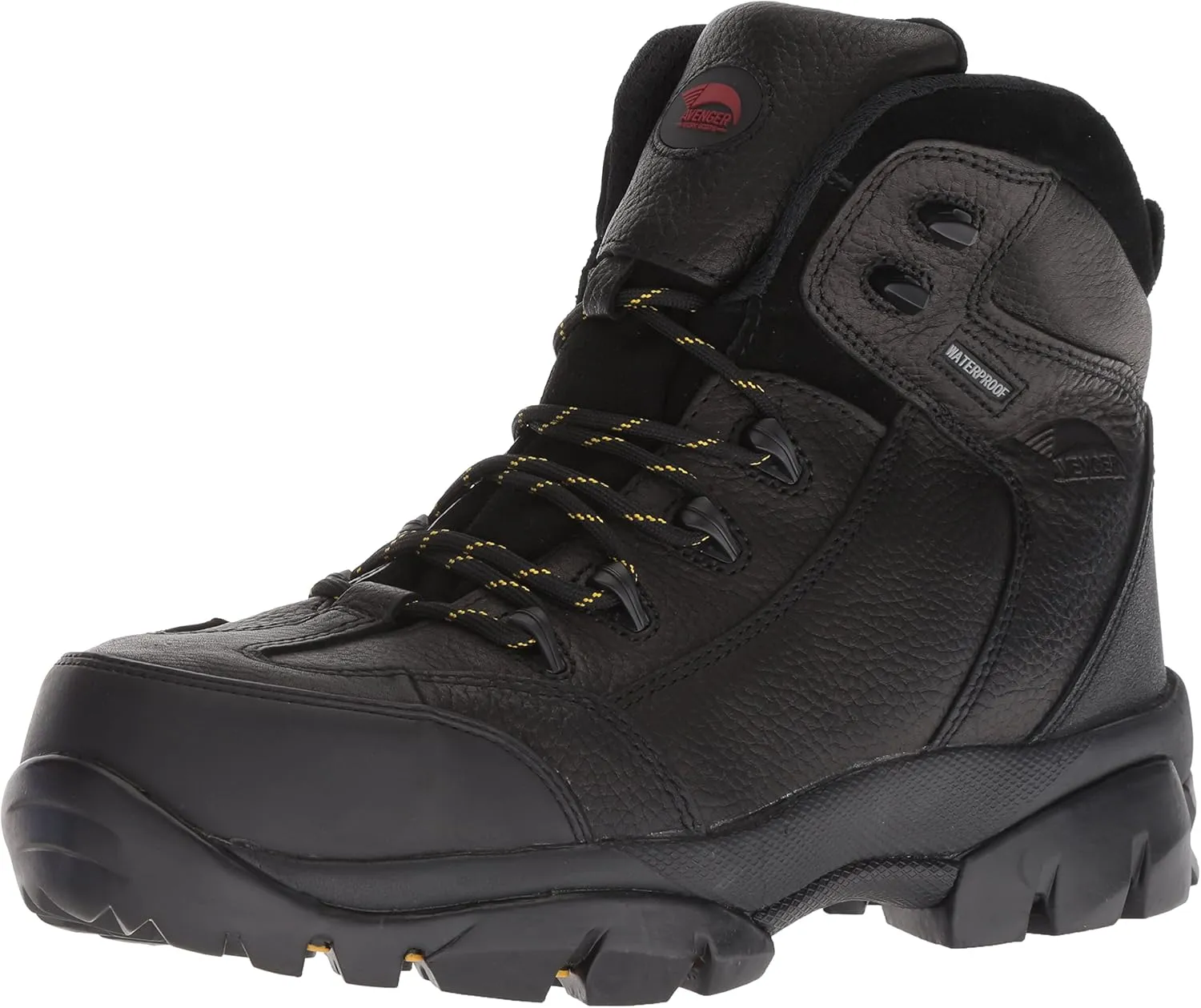 FSI AVENGER Men's 6" Leather Waterproof Comp Toe No Exposed Metal EH Work Boot