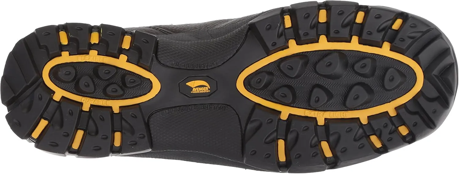 FSI AVENGER Men's 6" Leather Waterproof Comp Toe No Exposed Metal EH Work Boot