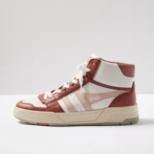 Gola Challenge High White/Orange Spice/Pearl Pink