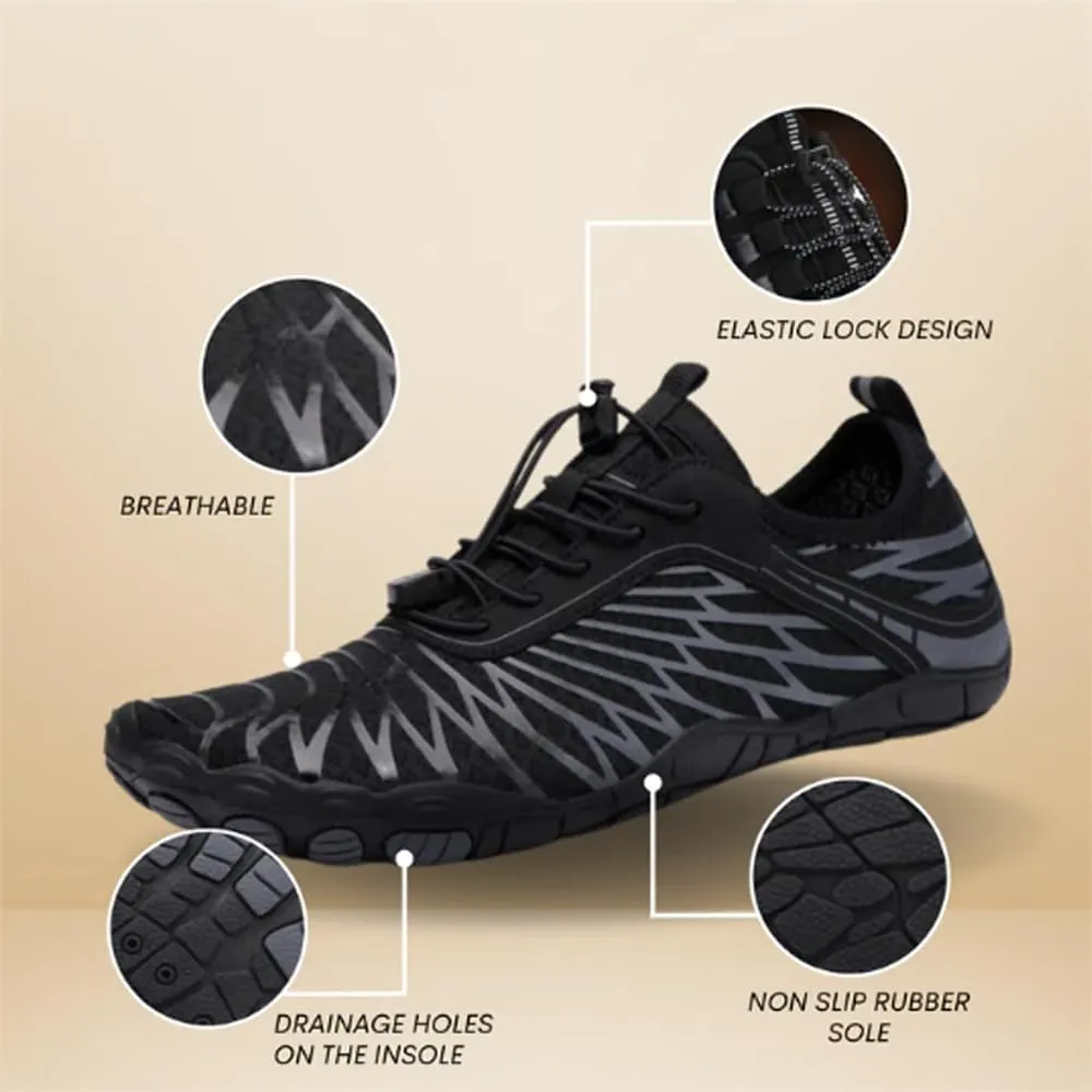Grounding Shoes with Copper , Grounded Barefoot Footwear Shoes for Women Men, Waterproof Trail Running Healthy & Non-Slip