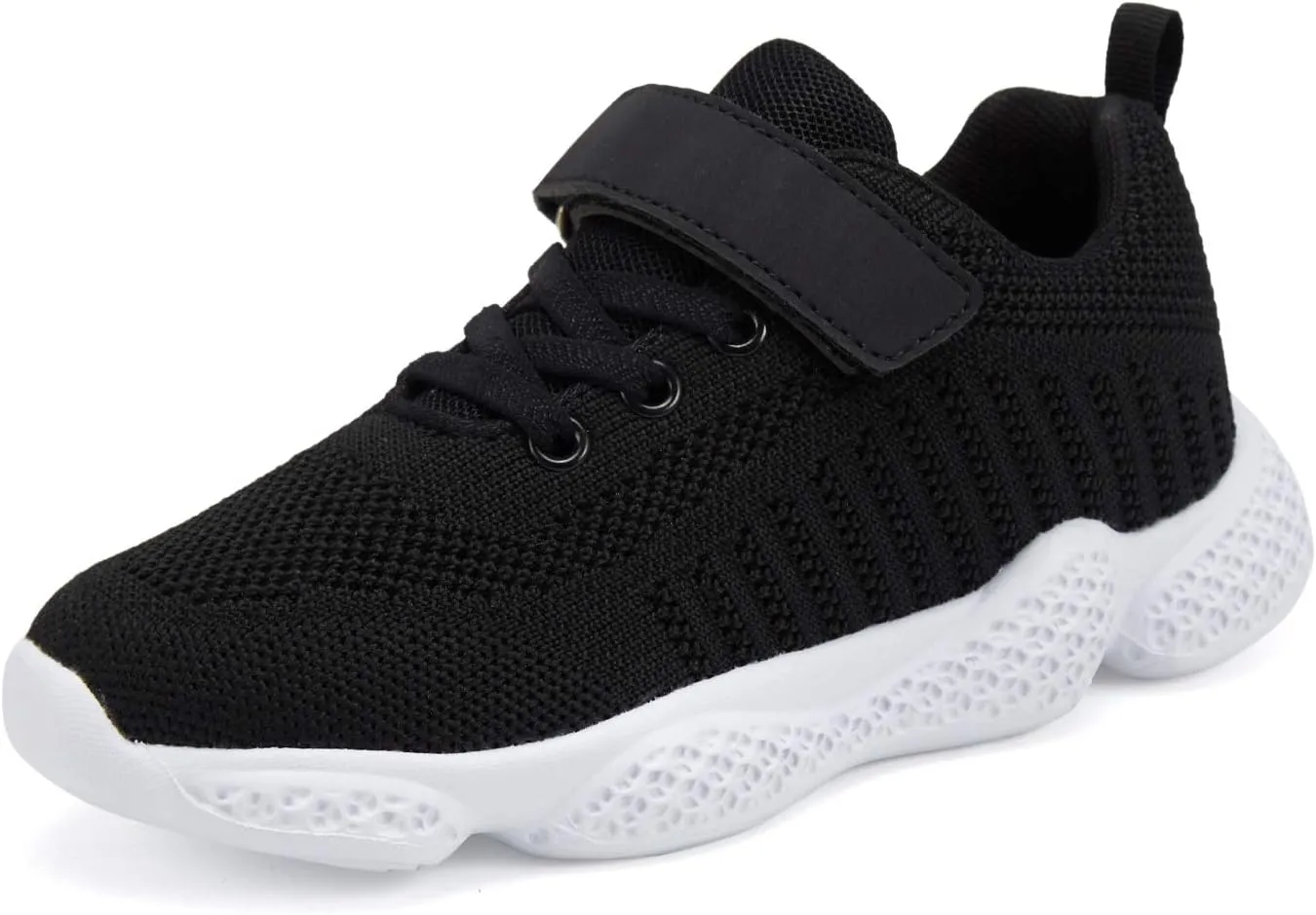 Hetios Kids Shoes Girls Lightweight Athletic Running Shoes Breathable Knit School Sports Shoes (Toddler/Little Kid/Big Kid)
