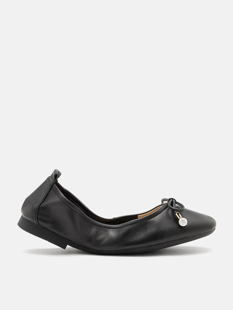 Karla Bow Foldable Flats