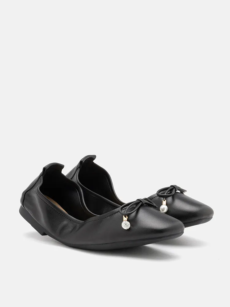 Karla Bow Foldable Flats