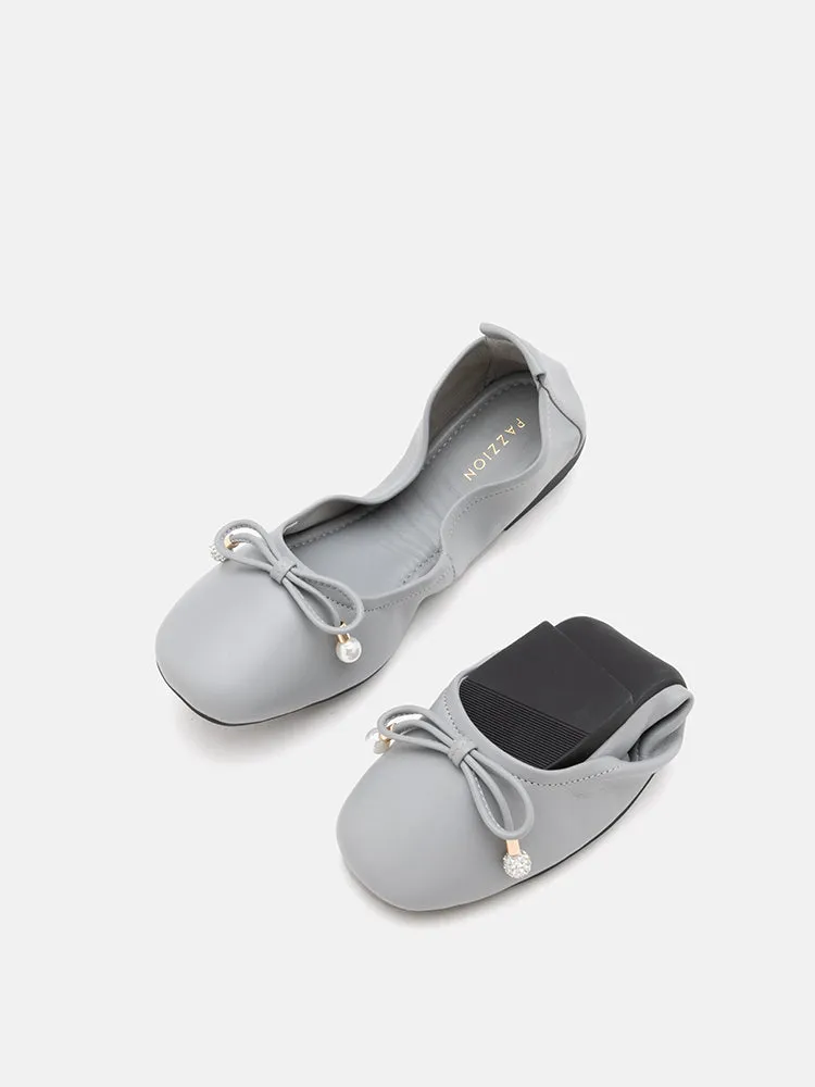 Karla Bow Foldable Flats