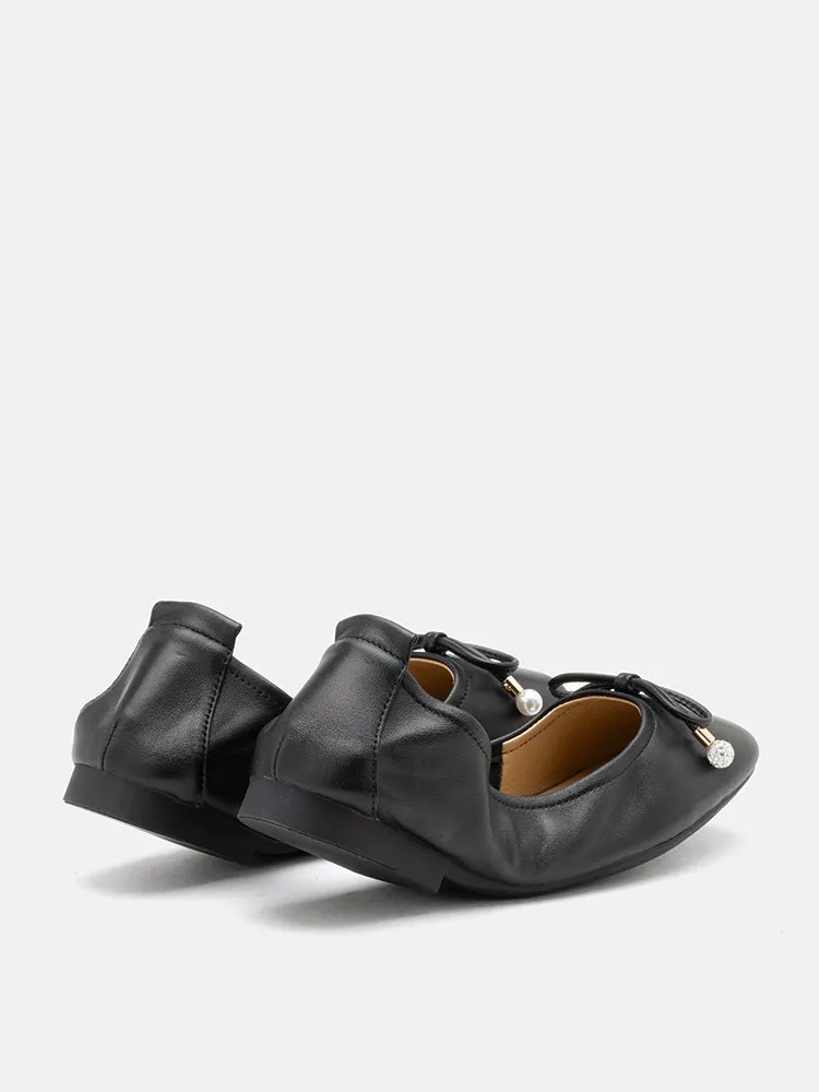 Karla Bow Foldable Flats