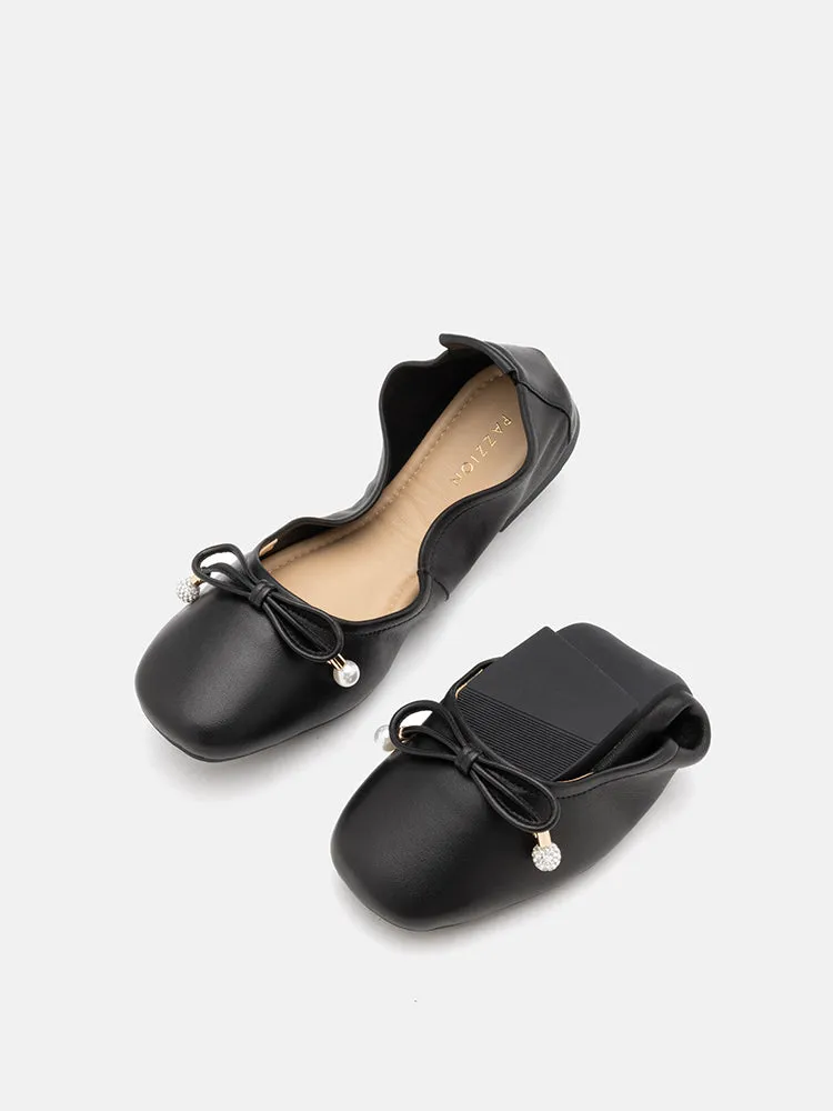 Karla Bow Foldable Flats