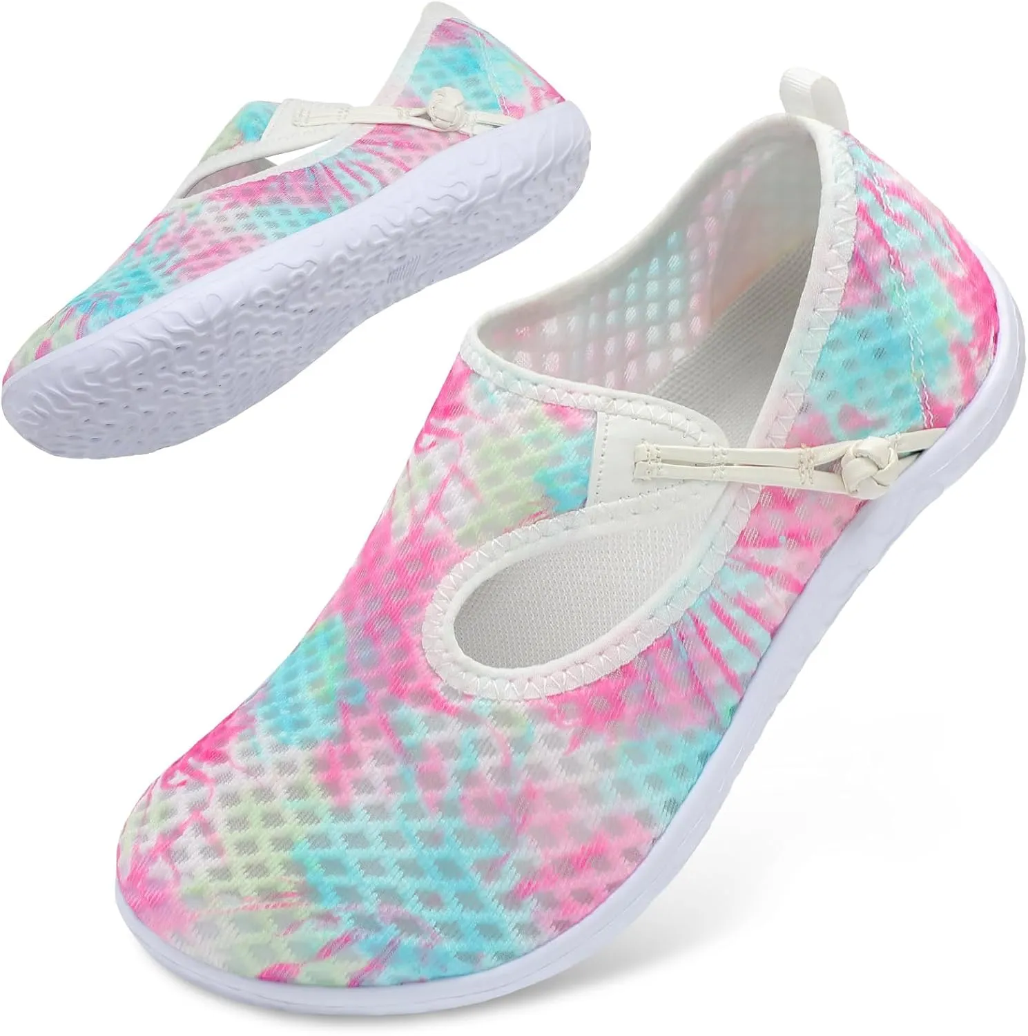 L-RUN Womens Mens Water Shoes Barefoot Aqua Socks Quick-Dry Non Slip Shoes for Beach Swim Pool River Boating Surf Yoga