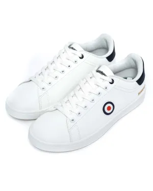 Lambretta Pinball Target Trainers White - 1528