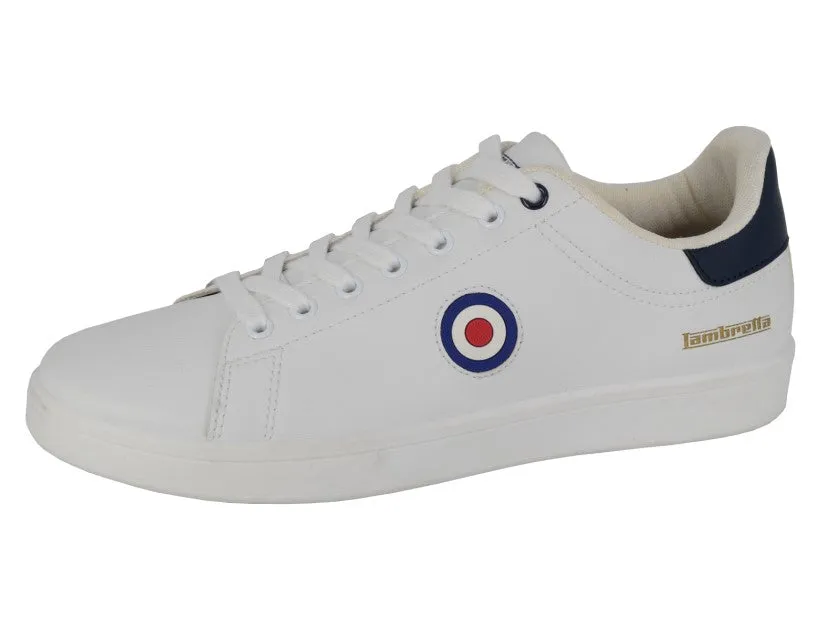 Lambretta Pinball Target Trainers White - 1528