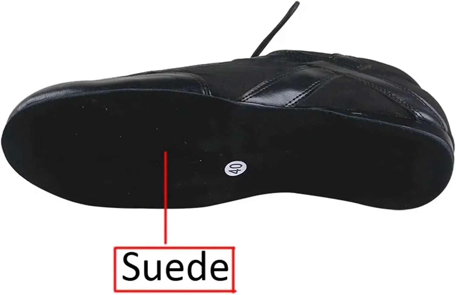 Latin Dance Shoes Men Men's Practice Sneaker for Ballroom Waltz Latin Dancing Shoes Black Suede Soled Mens Dance Sneakers