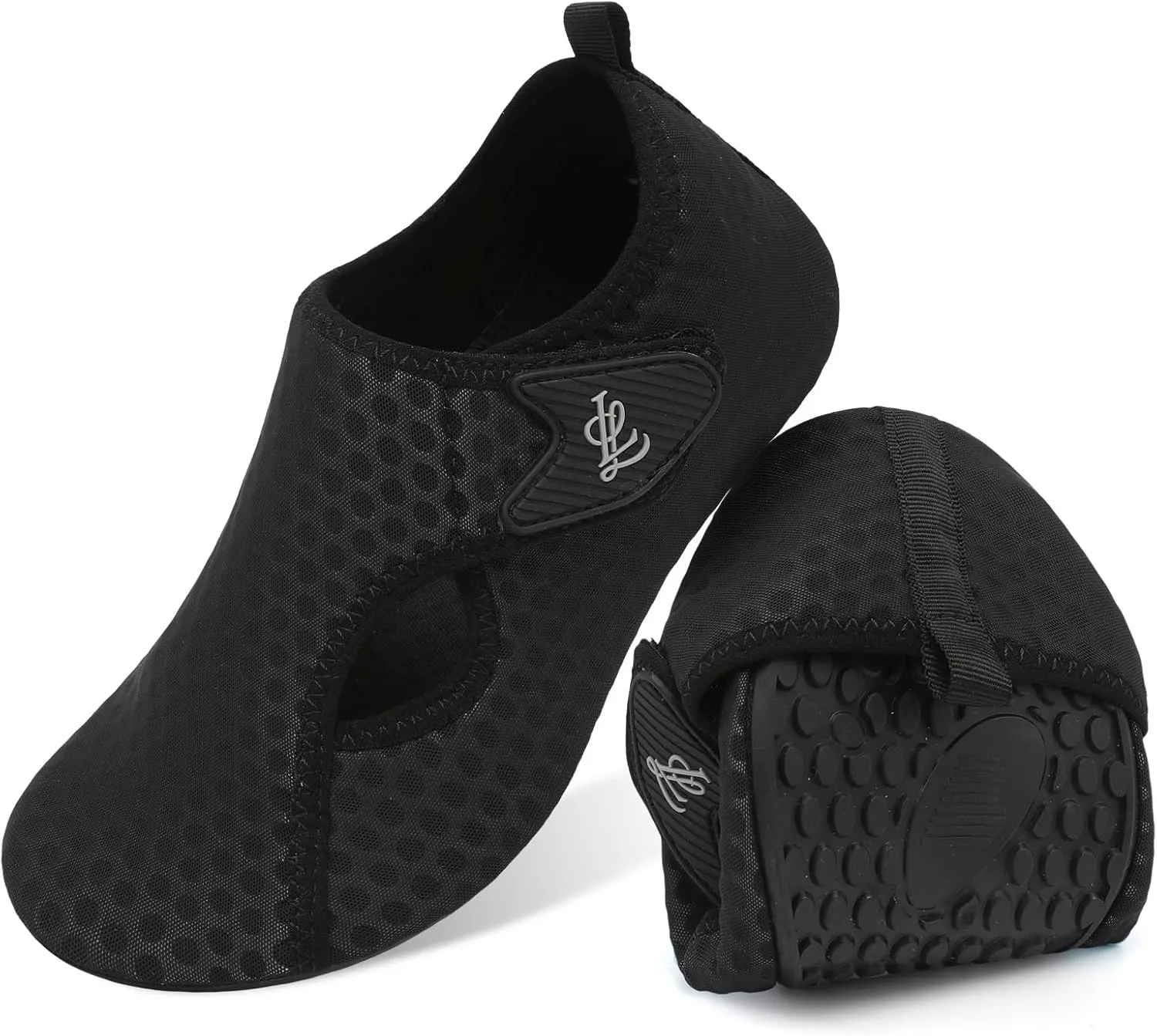 LeIsfIt Water Shoes for Women Men Wide Swim Beach Barefoot Shoes Quick Dry Aqua Socks for Pool Diving Boating River Yoga Lake Surf