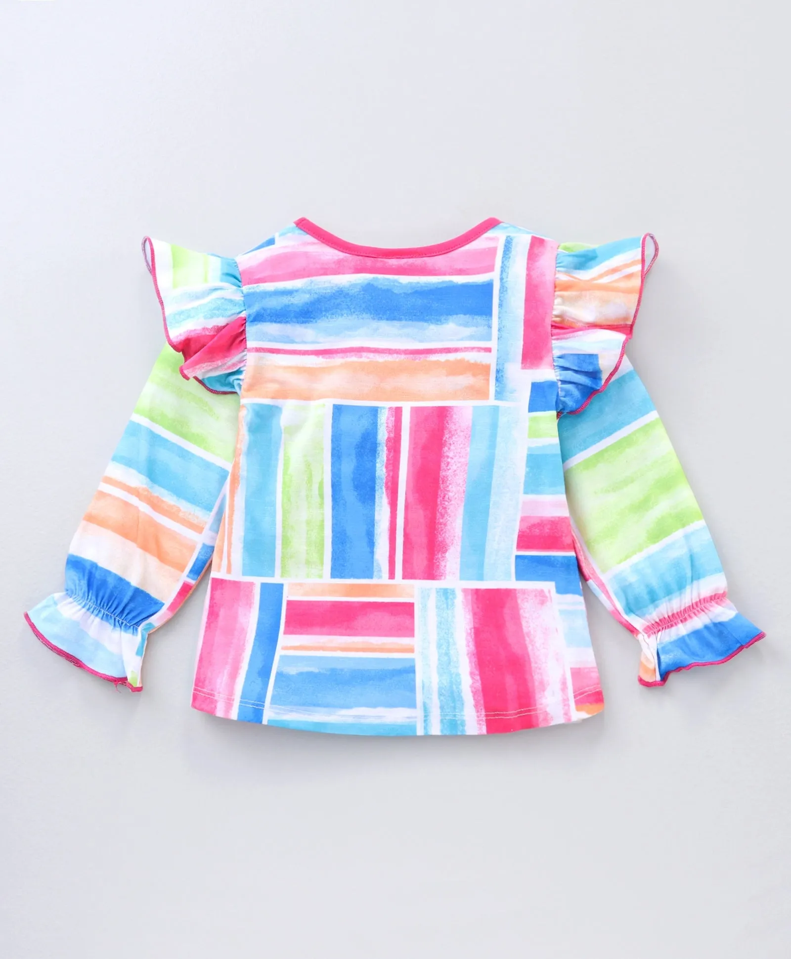 Lines and Stripes Frill Top Leggings Set