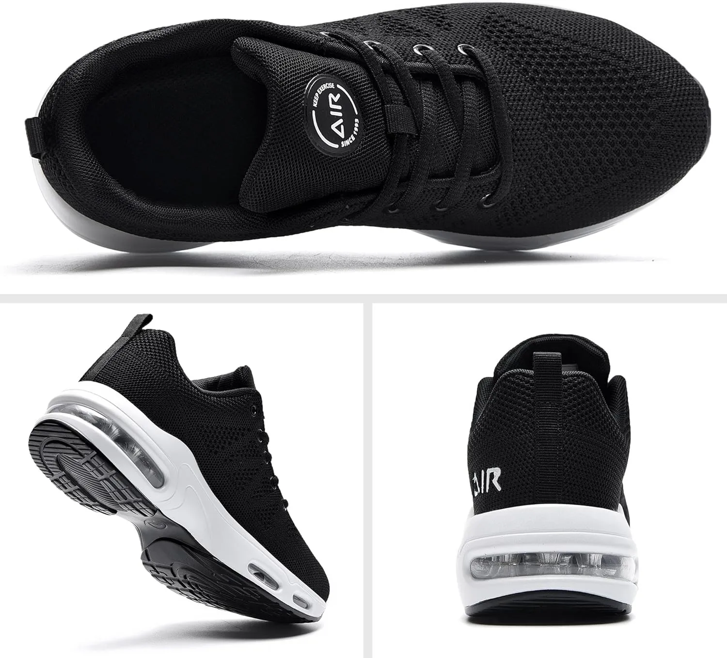 MAFEKE Womens Air Running Shoes Tennis Walking Sneakers Athletic Sport Shoes Lightweight Slip On Footwear for Gym Jogging Size 5.5-11