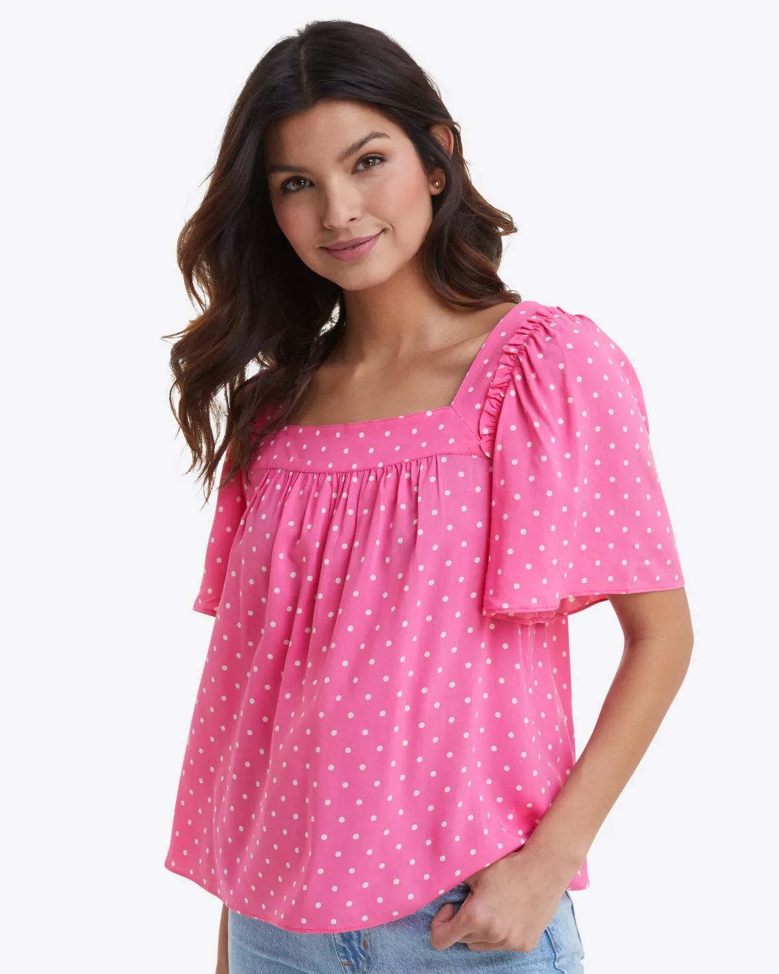 Maren Top in Polka Dots