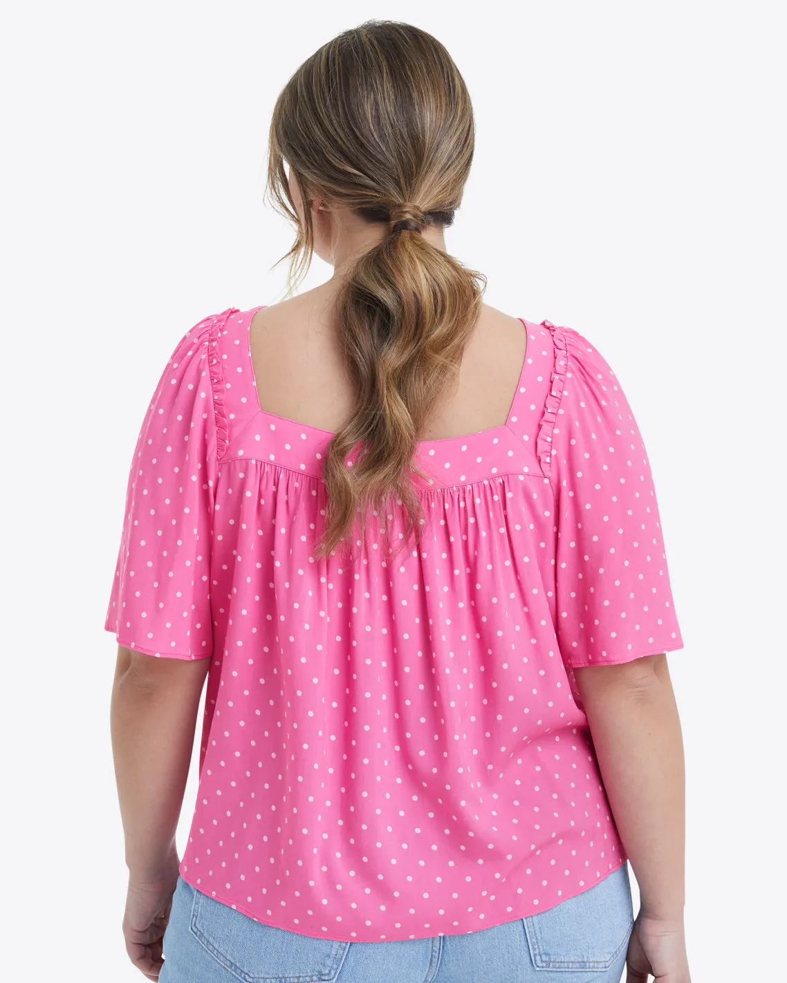 Maren Top in Polka Dots