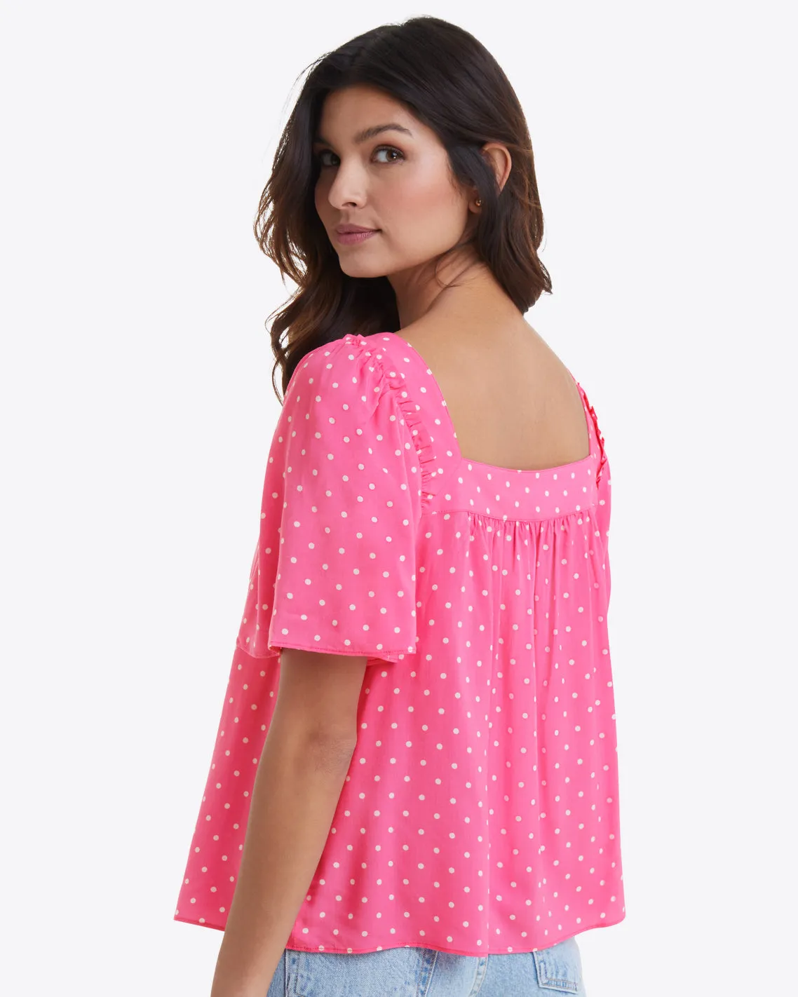 Maren Top in Polka Dots