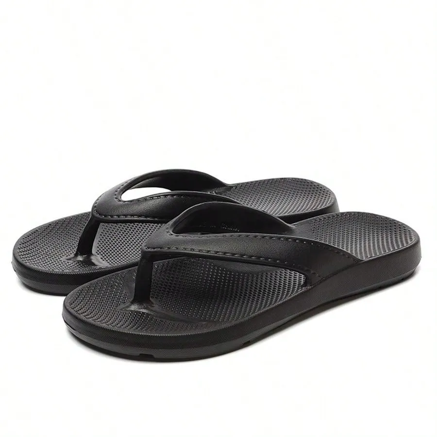 Men's Anti-Slip Indoor/Outdoor Bathroom Couple Slipper, Cool And Breathable, Suitable For Summer, In A High-End Style