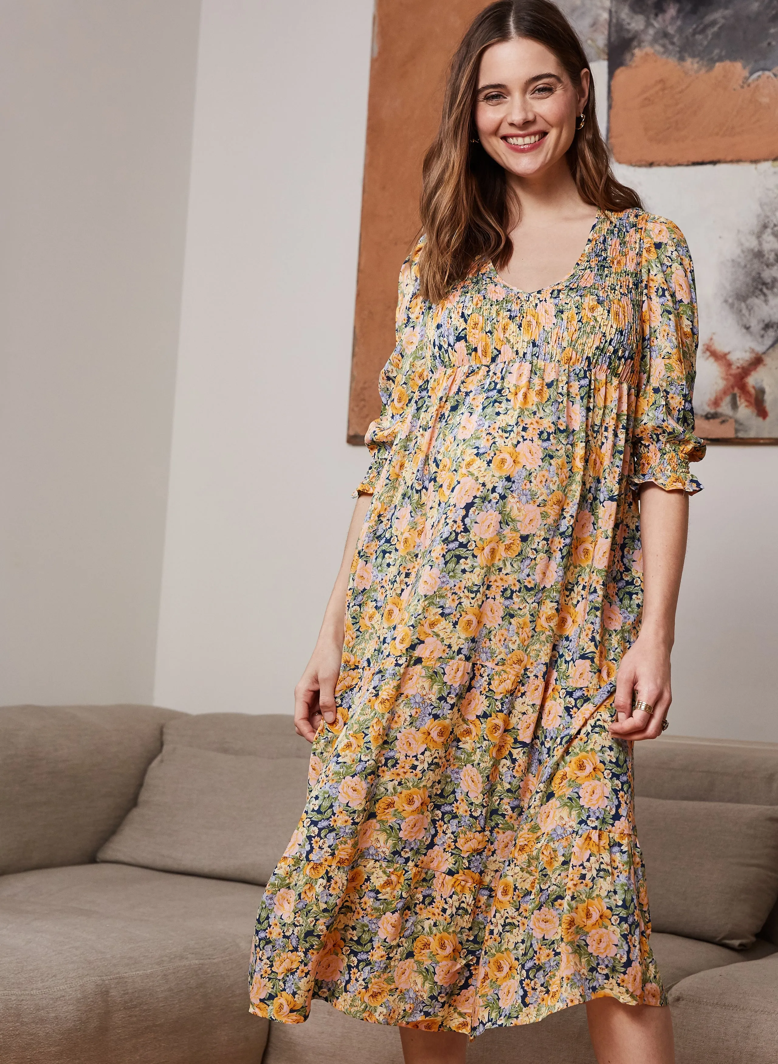 Meredith Maternity Dress with Lenzing Ecovero