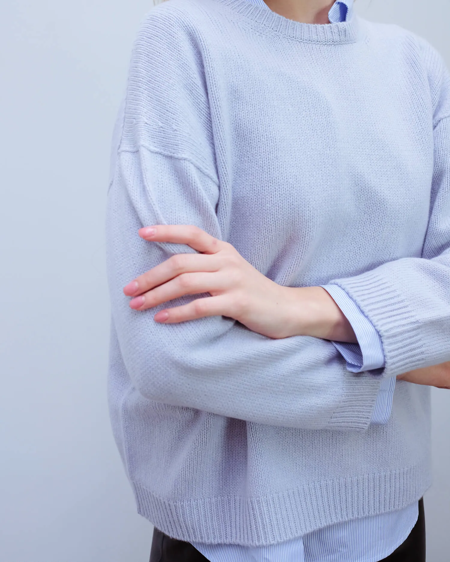 MM Zoraide cashmere knit in blue