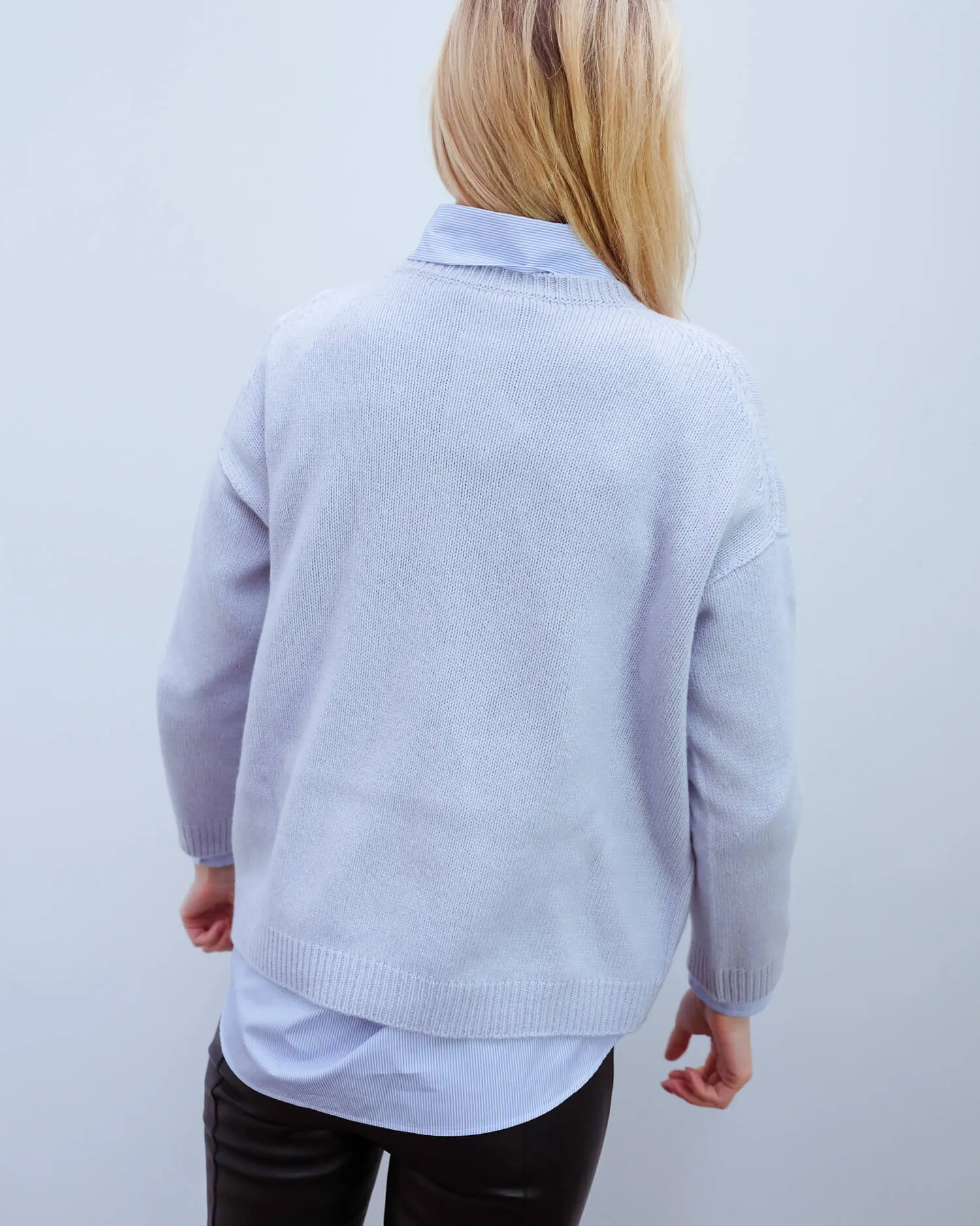 MM Zoraide cashmere knit in blue