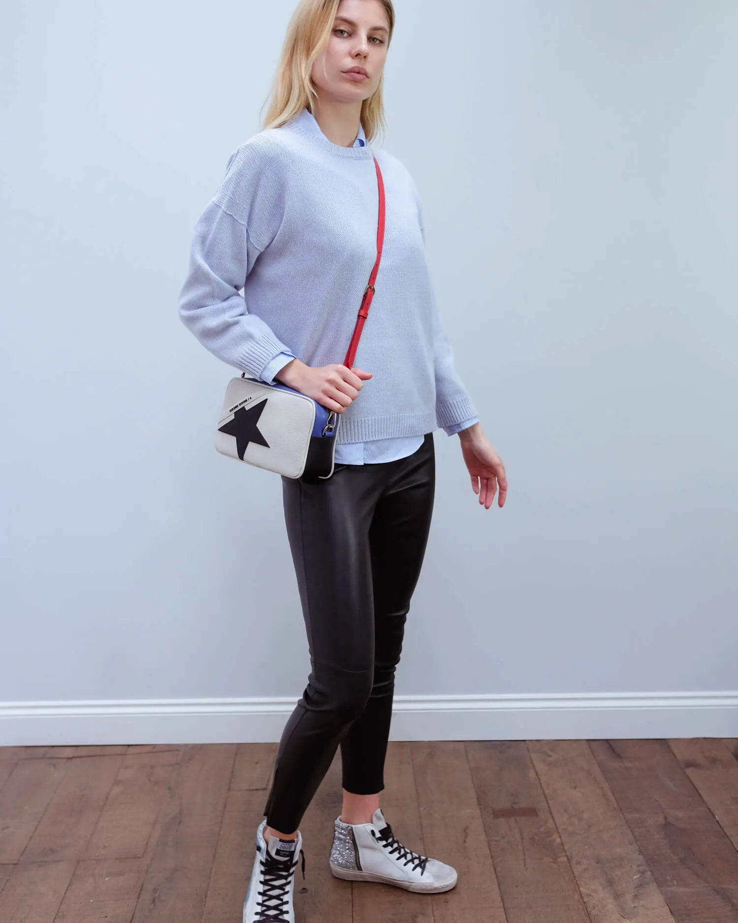 MM Zoraide cashmere knit in blue
