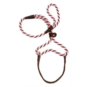 Pink Chocolate Mendota Dog Walker Martingale Lead 3/8 x 6ft