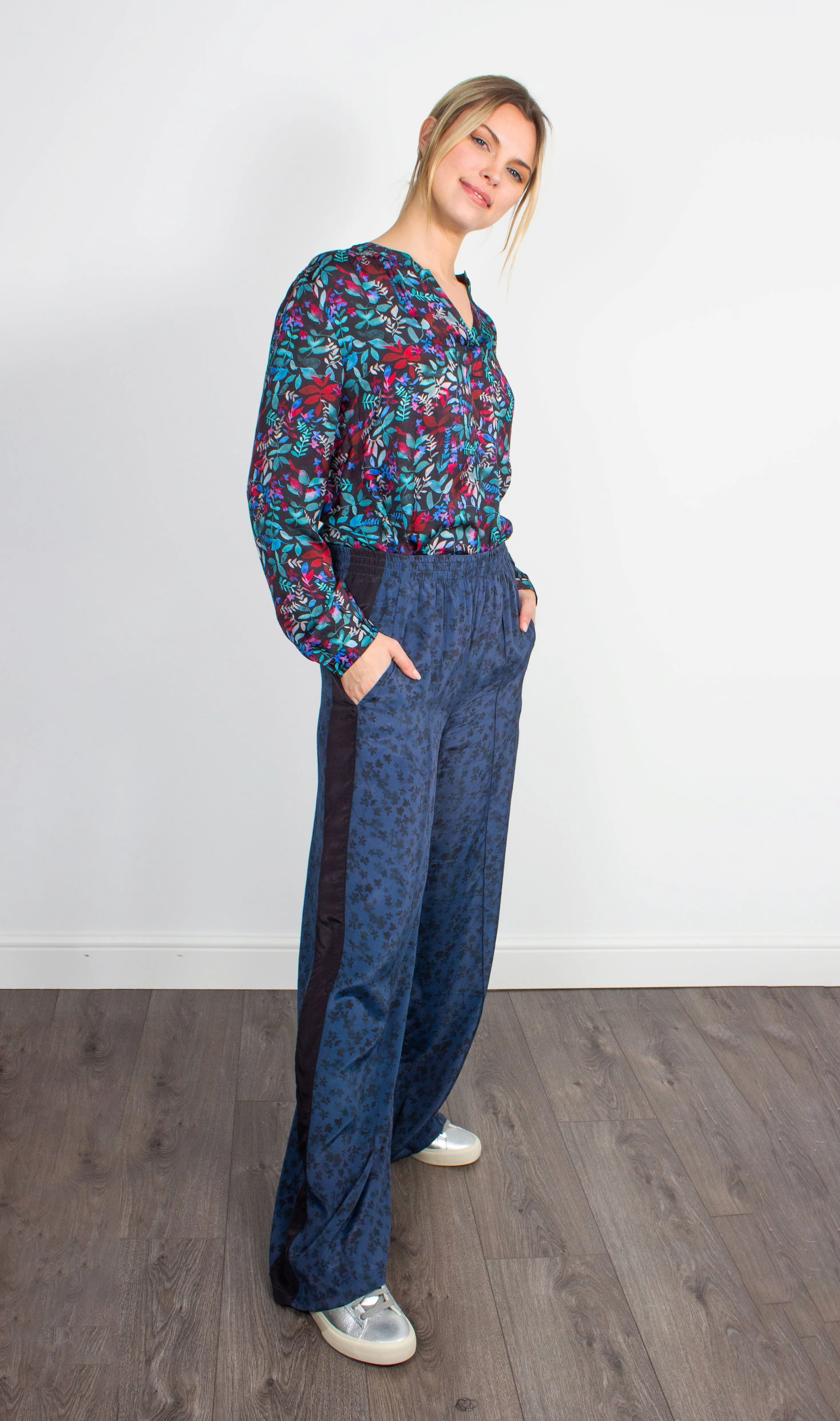 PPL Sandy Open Shirt in Jungle 02 Black