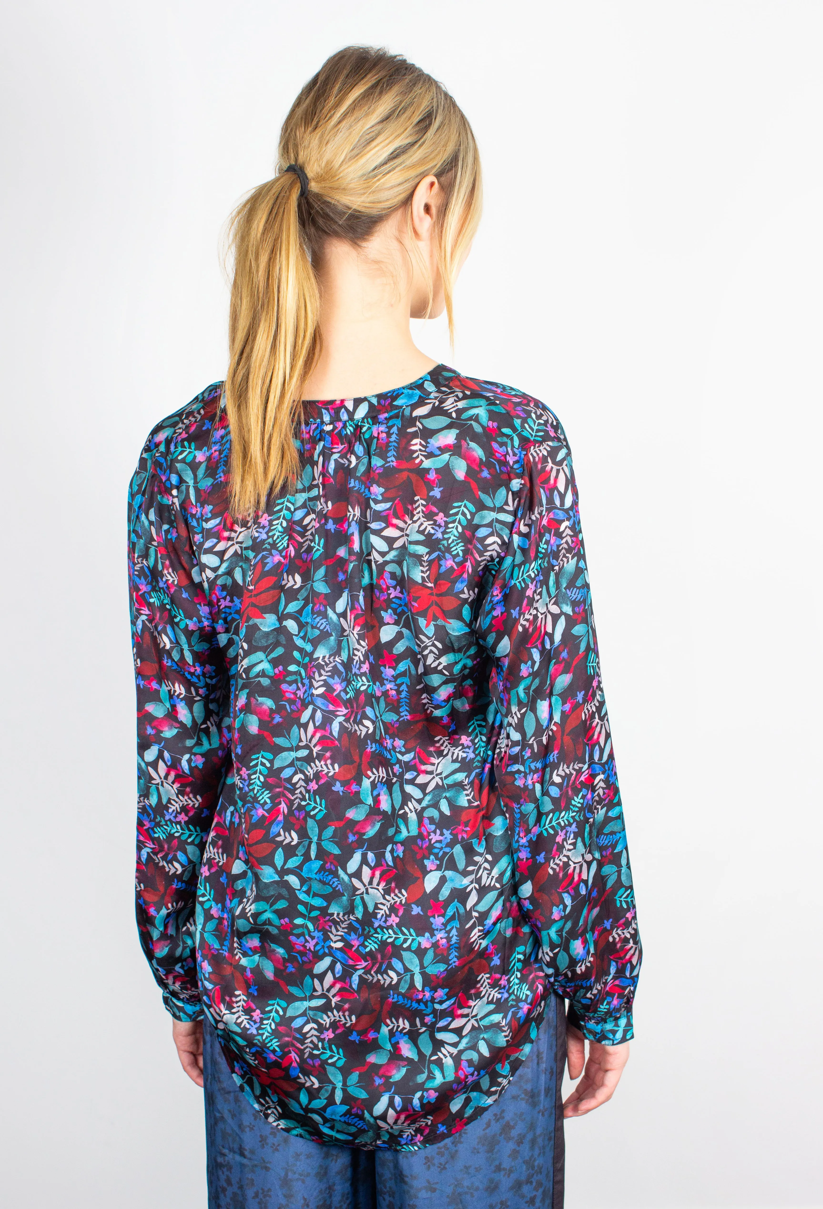PPL Sandy Open Shirt in Jungle 02 Black