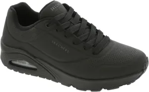 Skechers Men's Uno-Stand On Air Sneaker, Black/Black, 8 Wide