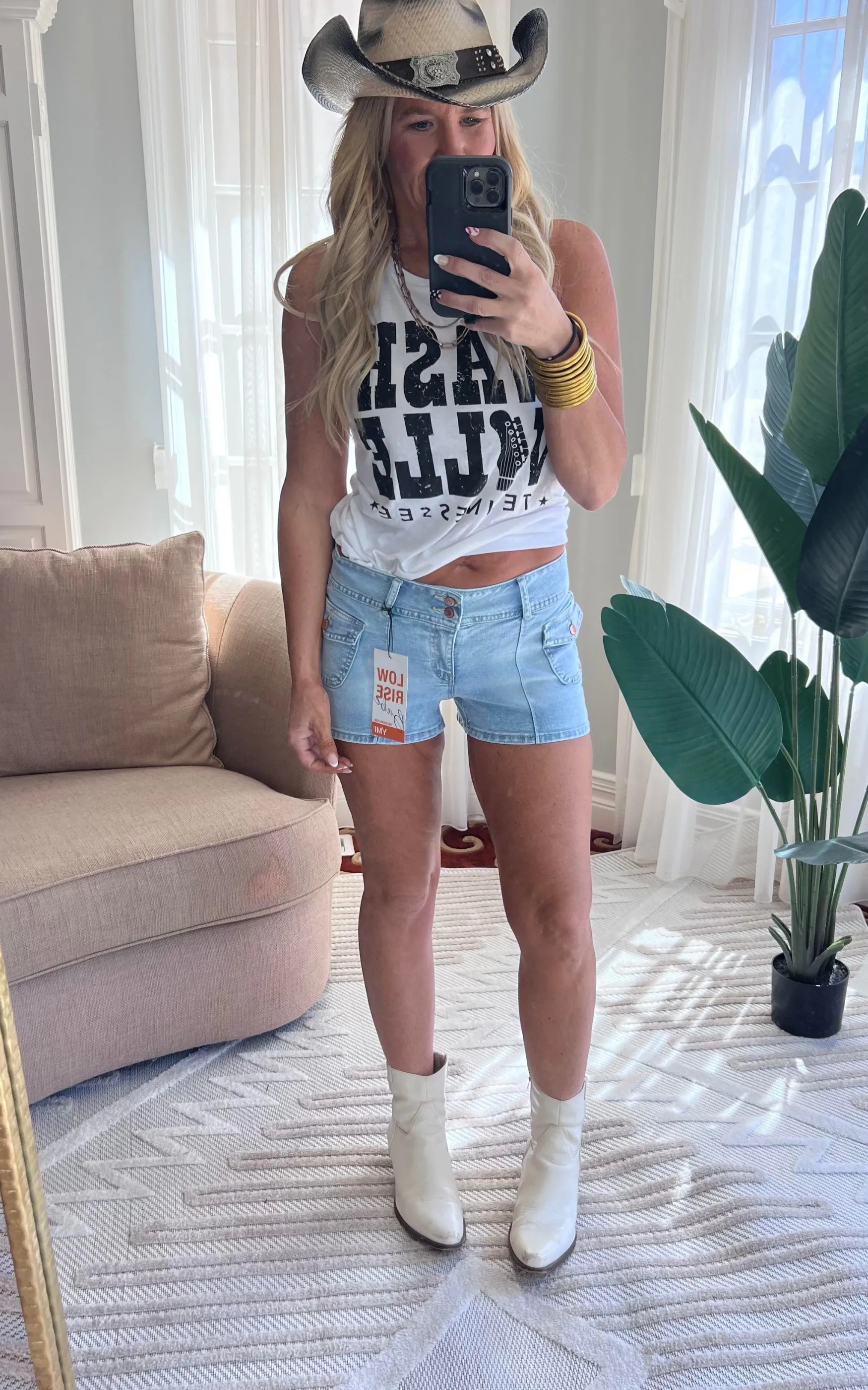 The BritAnnie Low Rise Side Pocket Denim Shorts | FINAL SALE