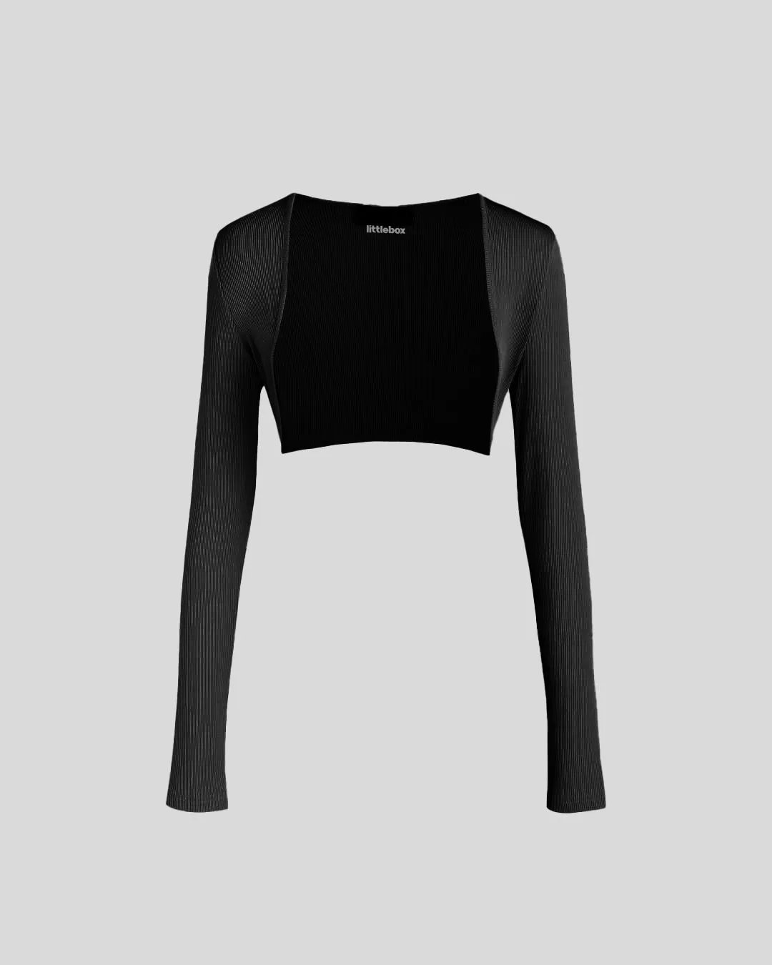 Two Piece Elegant Bodycon Dress With Shrug In Black