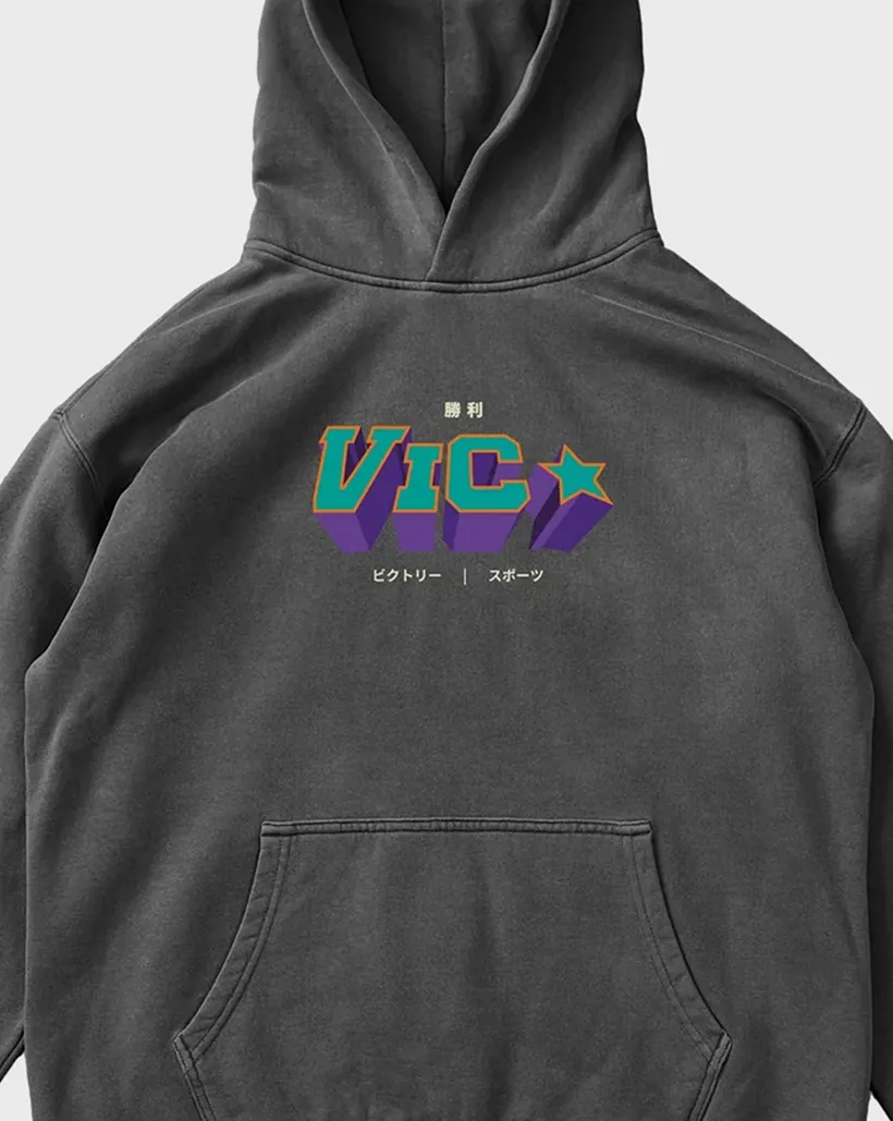 Vic Comic Hood - Black