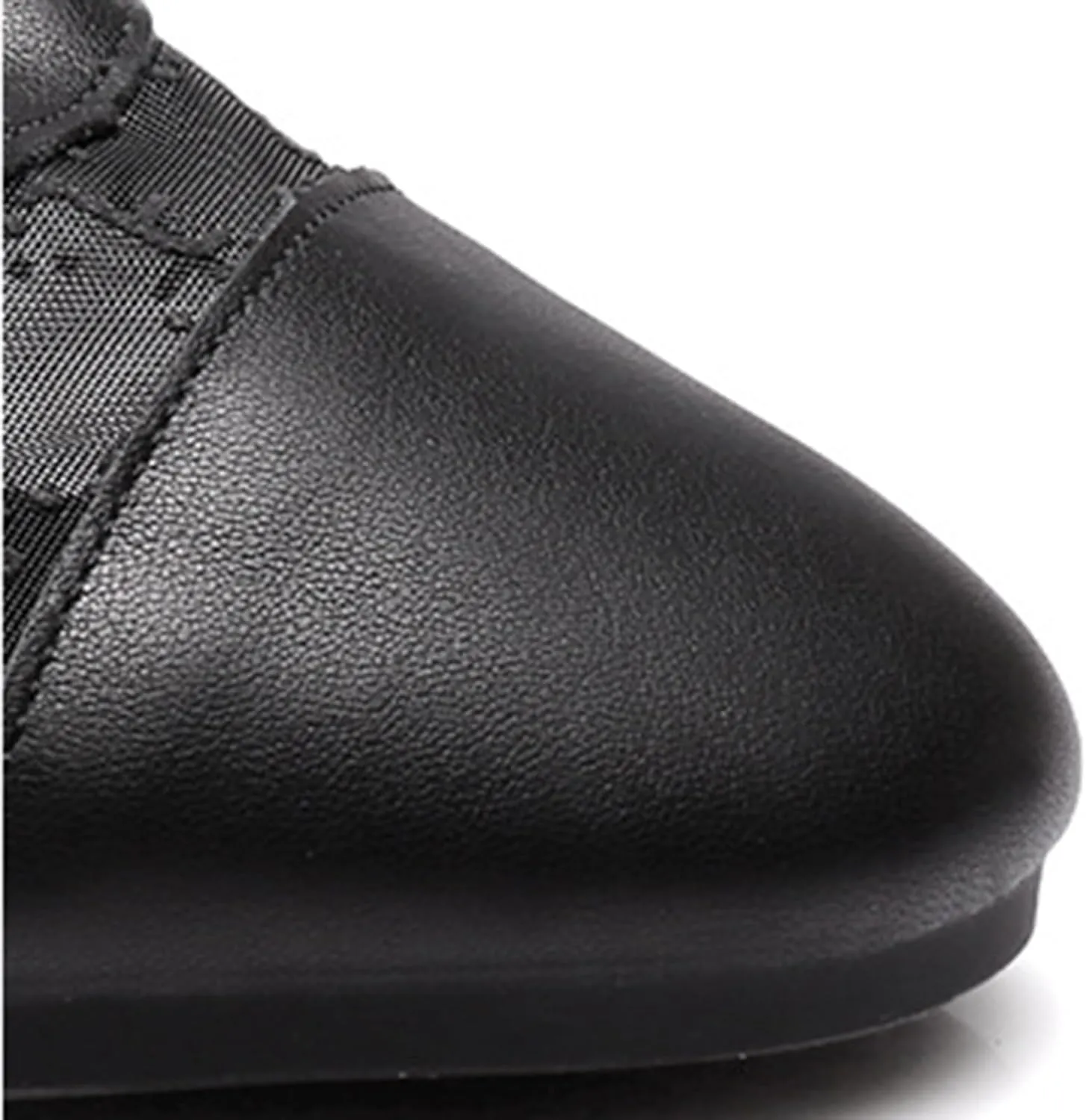 Women Ballroom Dance Shoes Rubber Sole Non-Slip Soft Sole Latin Dance Shoes Mesh Breathable Lightweight Professional Performance Dance Shoes (Color : Black-3.5CM/1.37In, Size : 5.5)
