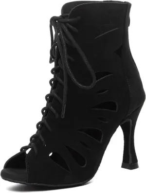Womens Girls Latin Salsa Dance Shoes Ballroom Dancing Boots Party Club Sex Sandals