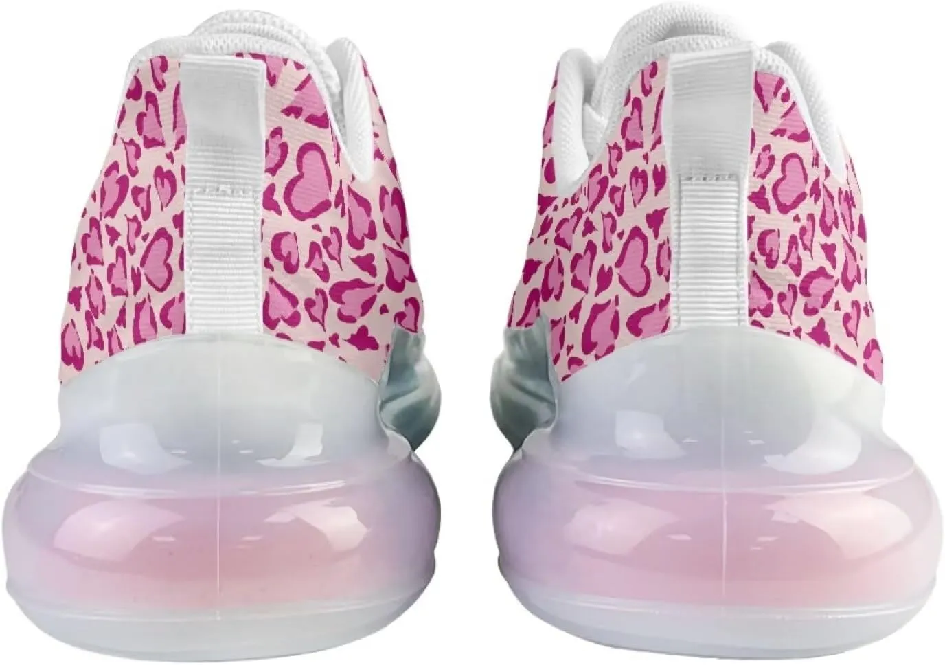 Women's Leopard Sneaker Soft Lightweight Non Slip Gym Sneaker Breathable Air Cushion Walking Shoes for Women US 6-11